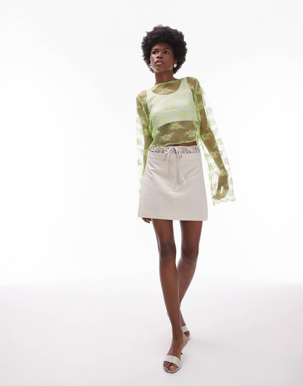 Topshop lace top Product Image