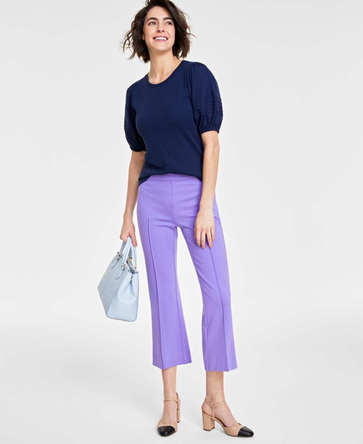 Womens Knit Elbow-Sleeve Top, Created for Macys Product Image
