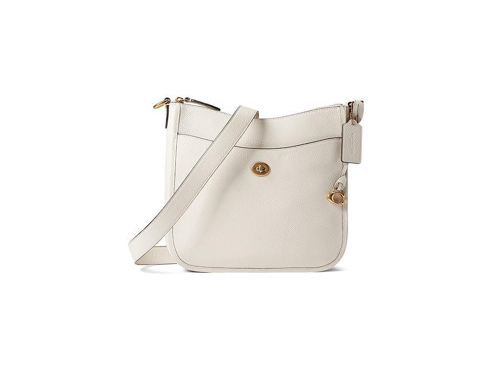 Womens Chaise Leather Crossbody Bag Product Image
