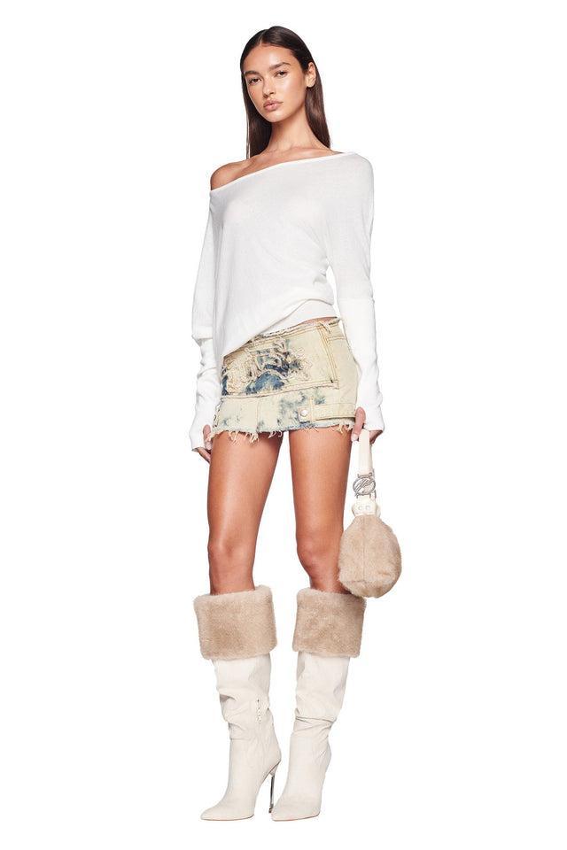 GISELLE TOP - WHITE : CREAM Product Image