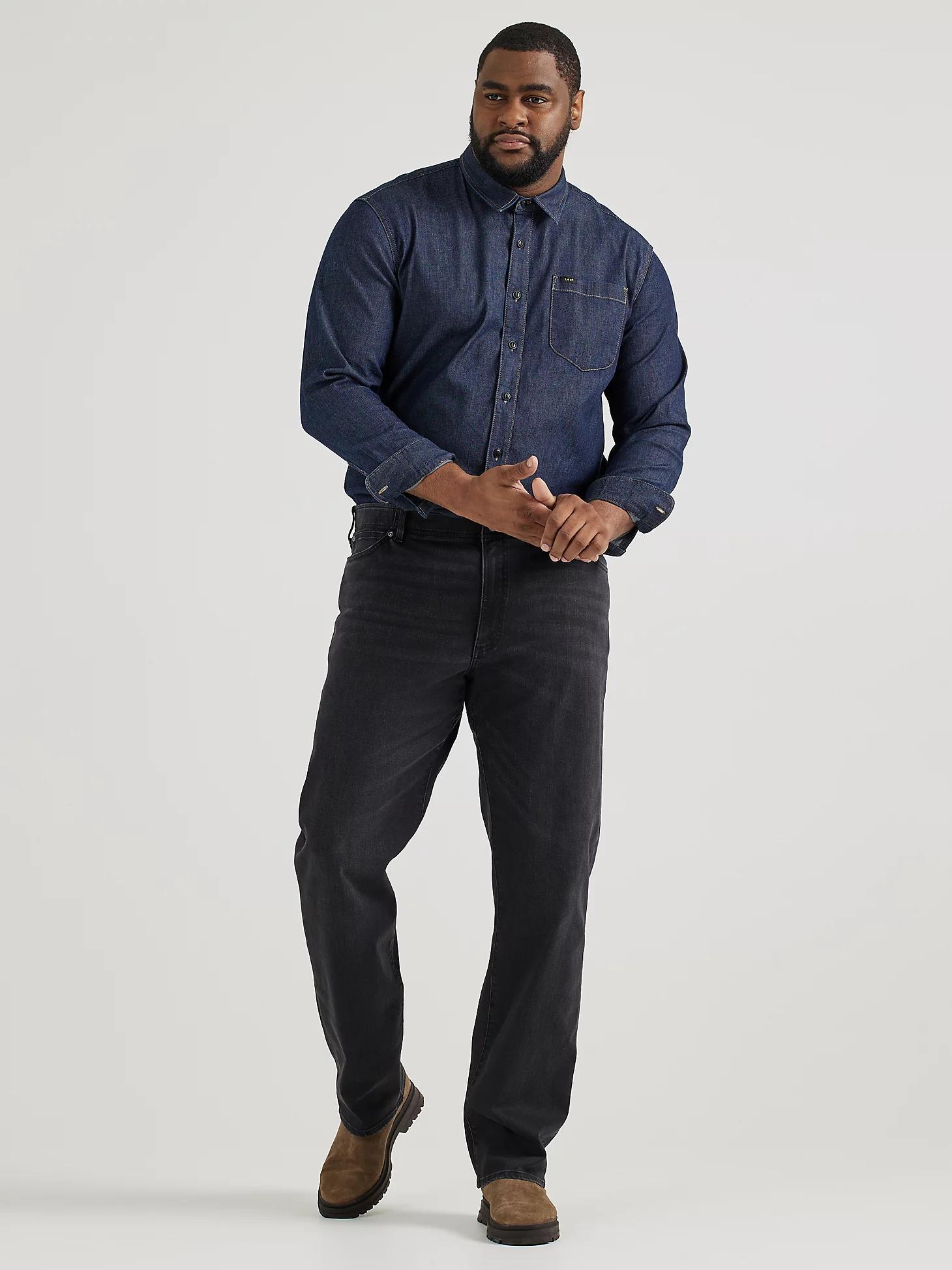 Men's Extreme Motion MVP Relaxed Straight Jean (Big & Tall) | Men's Jeans | Lee® Product Image
