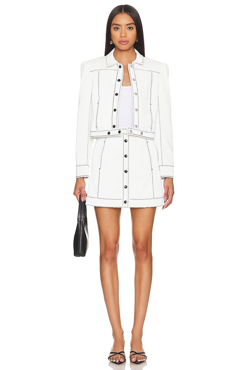 Faux Leather Ciara Jacket Cinq a Sept Product Image
