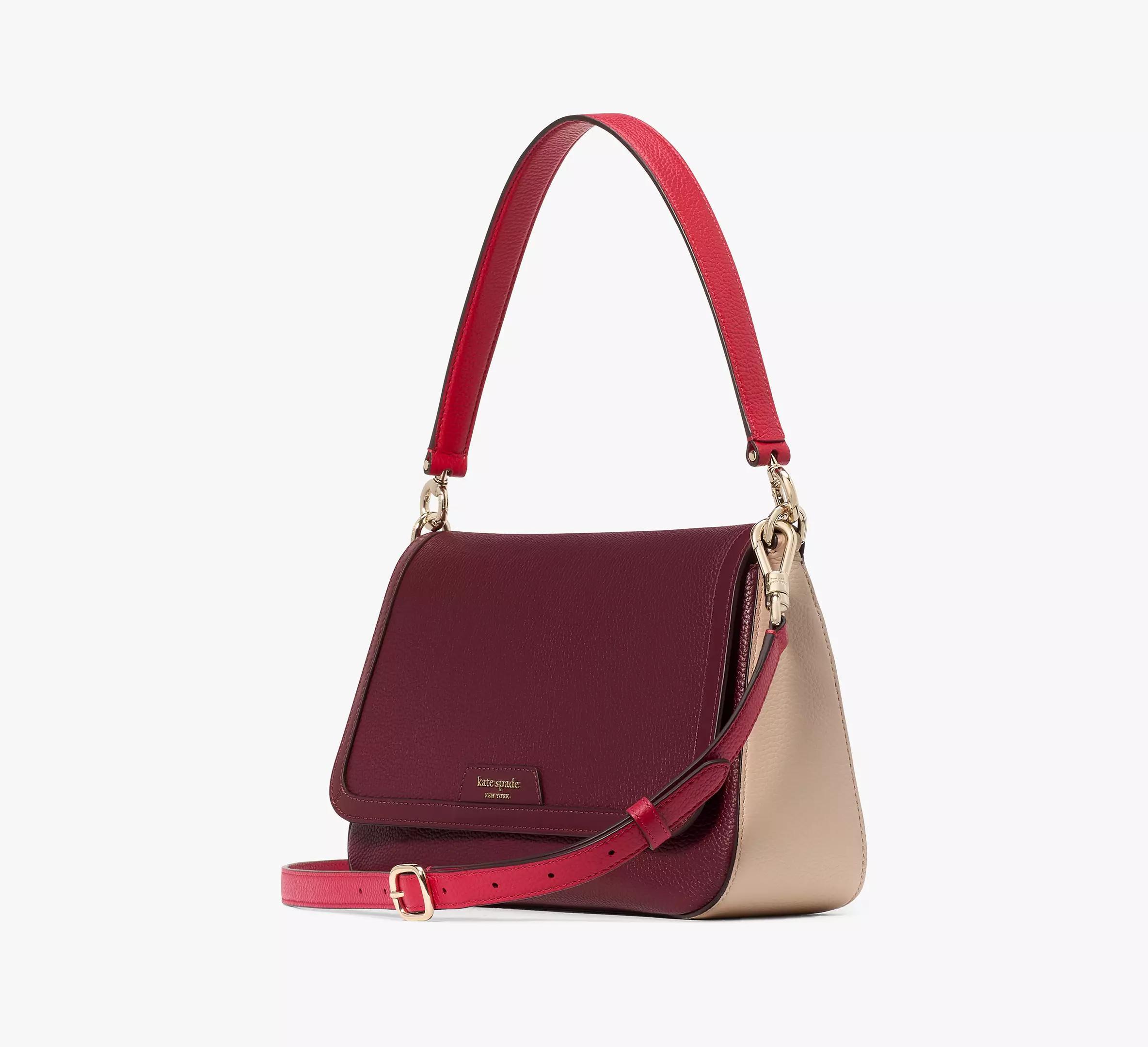Hudson Colorblocked Convertible Flap Shoulder Bag Product Image