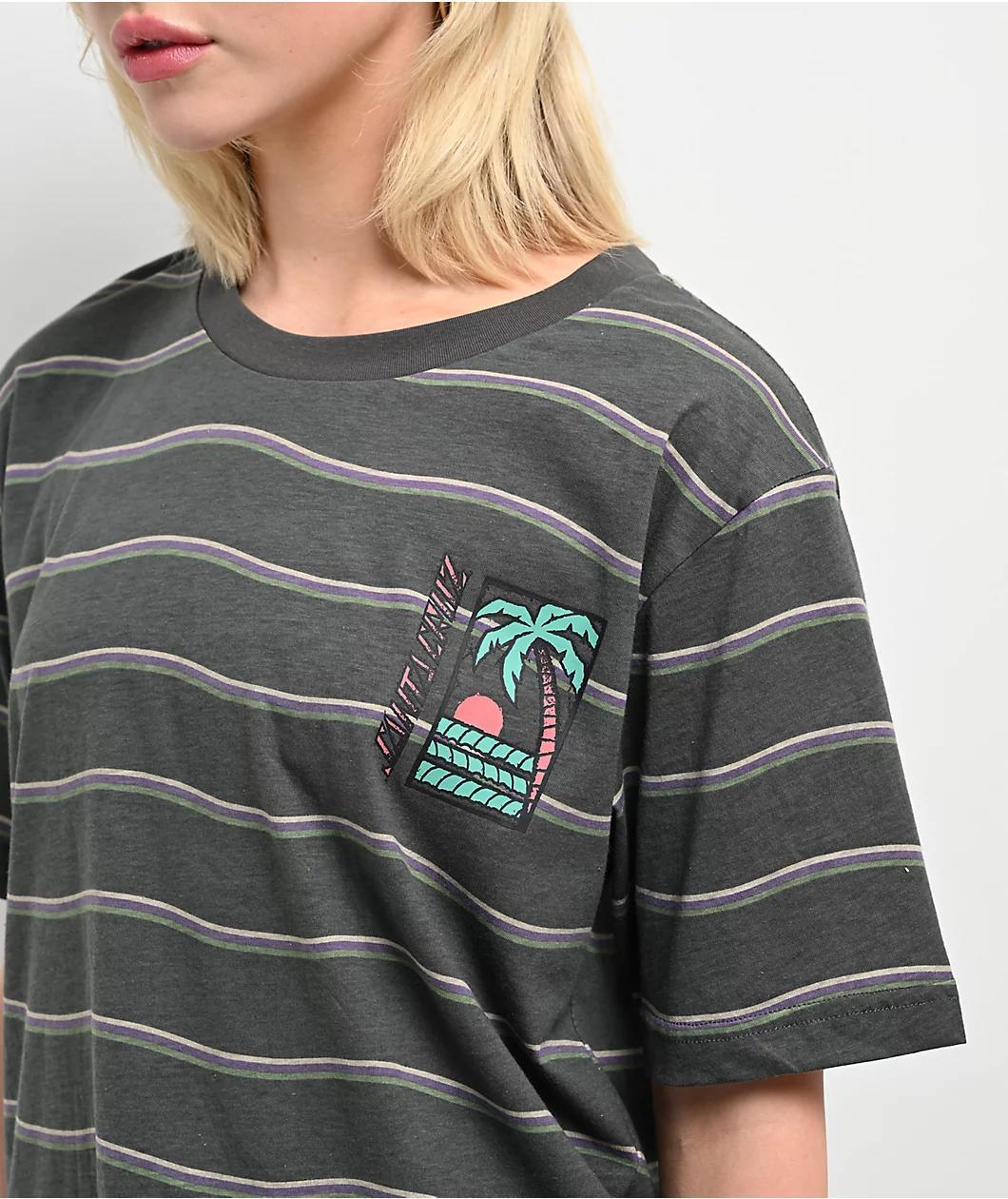 Santa Cruz Paradise Break Faded Black Oversized T-Shirt Product Image