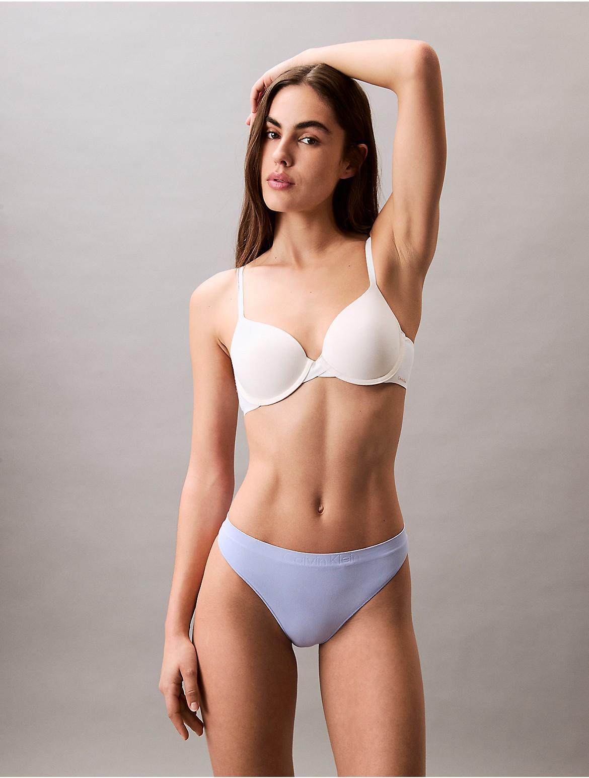 Calvin Klein Women's Bonded Flex Thong - Yellow - XL Product Image