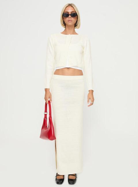 Collase Knit Sweater Cream Product Image