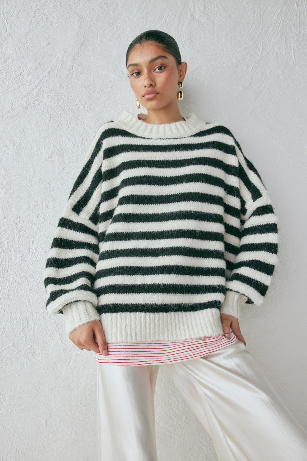Sam Knit Jumper Stripe Product Image