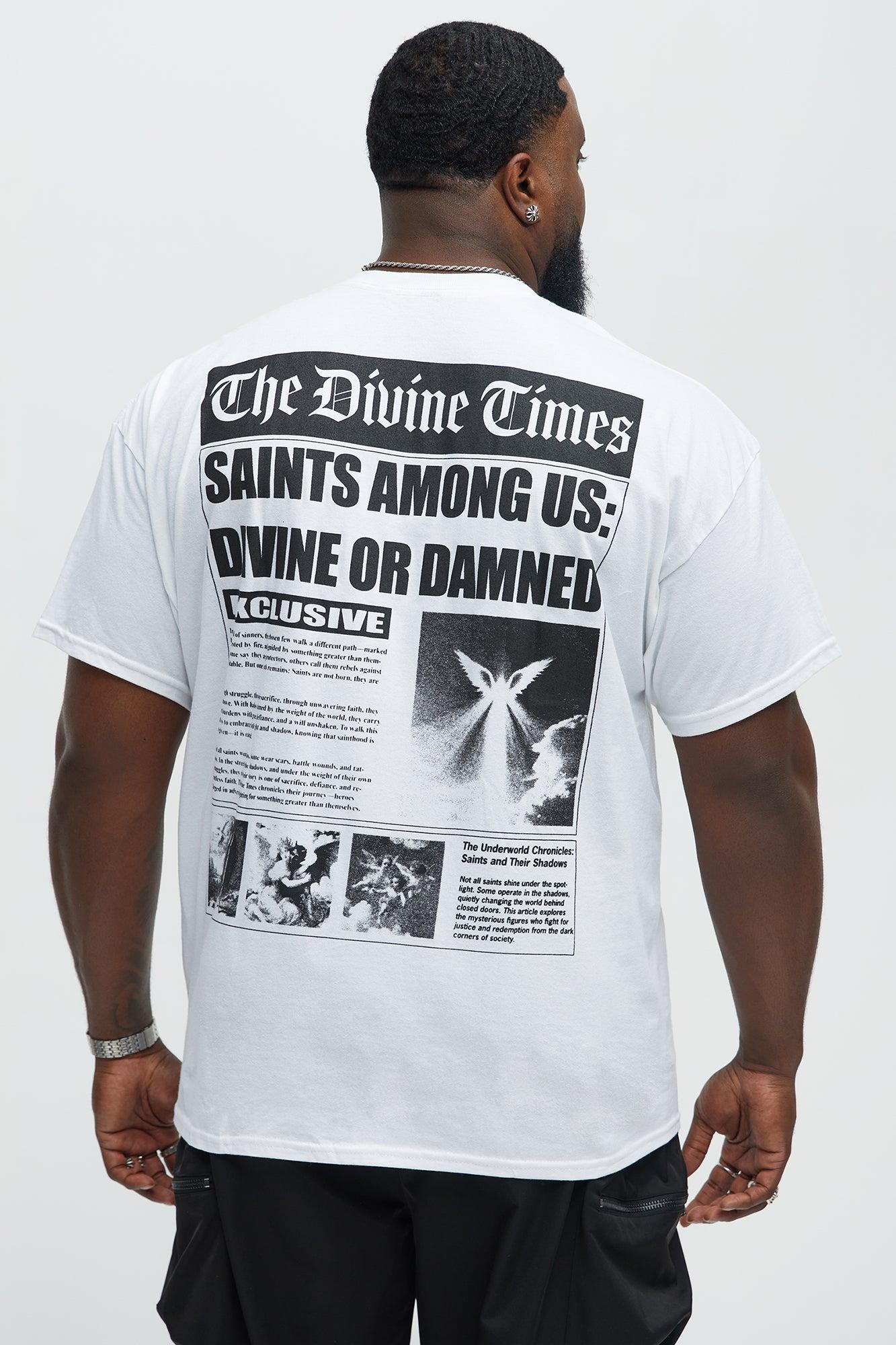 The Divine Times Short Sleeve Tee - White Product Image