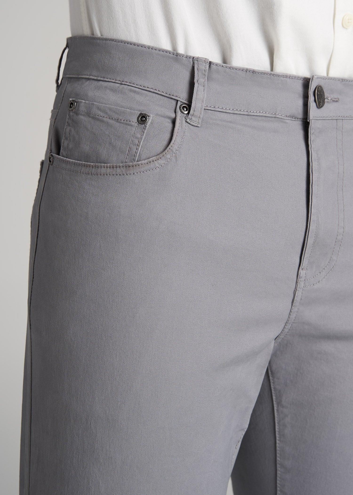Dylan SLIM FIT Five-Pocket Pants For Tall Men in Fatigue Green Product Image