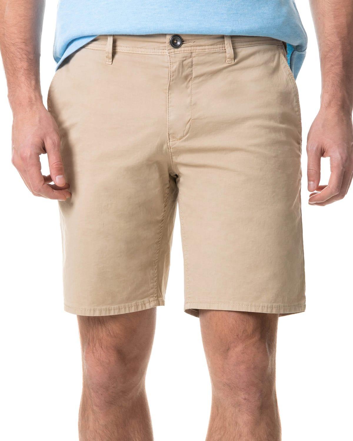 Rodd & Gunn The Peaks Cotton-Blend Over-Dyed Classic Fit Shorts Product Image