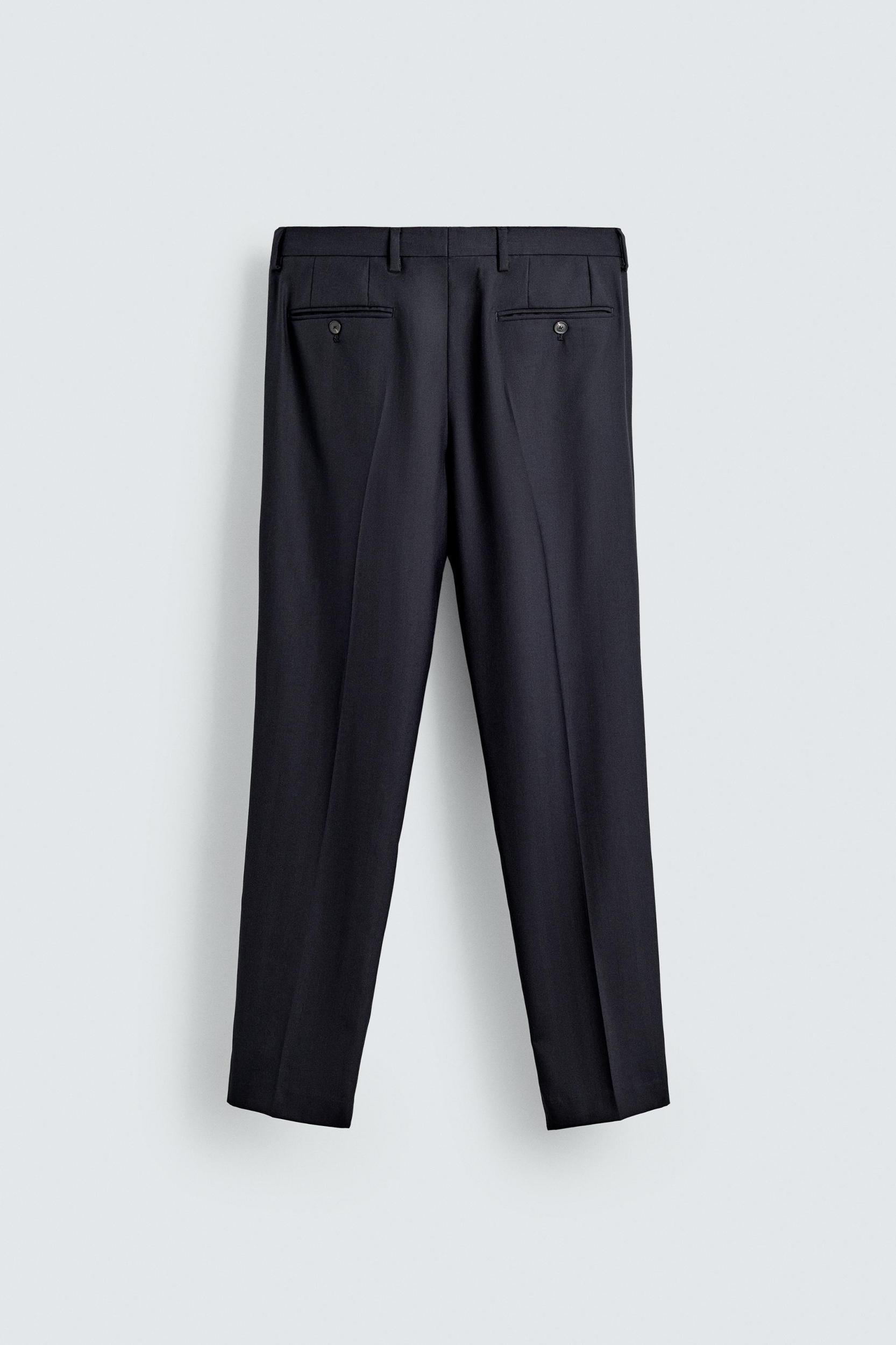 HERRINGBONE SUIT PANTS Product Image