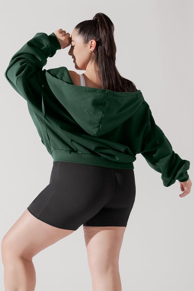 Zip Cloud Hoodie - Game Time Green Product Image