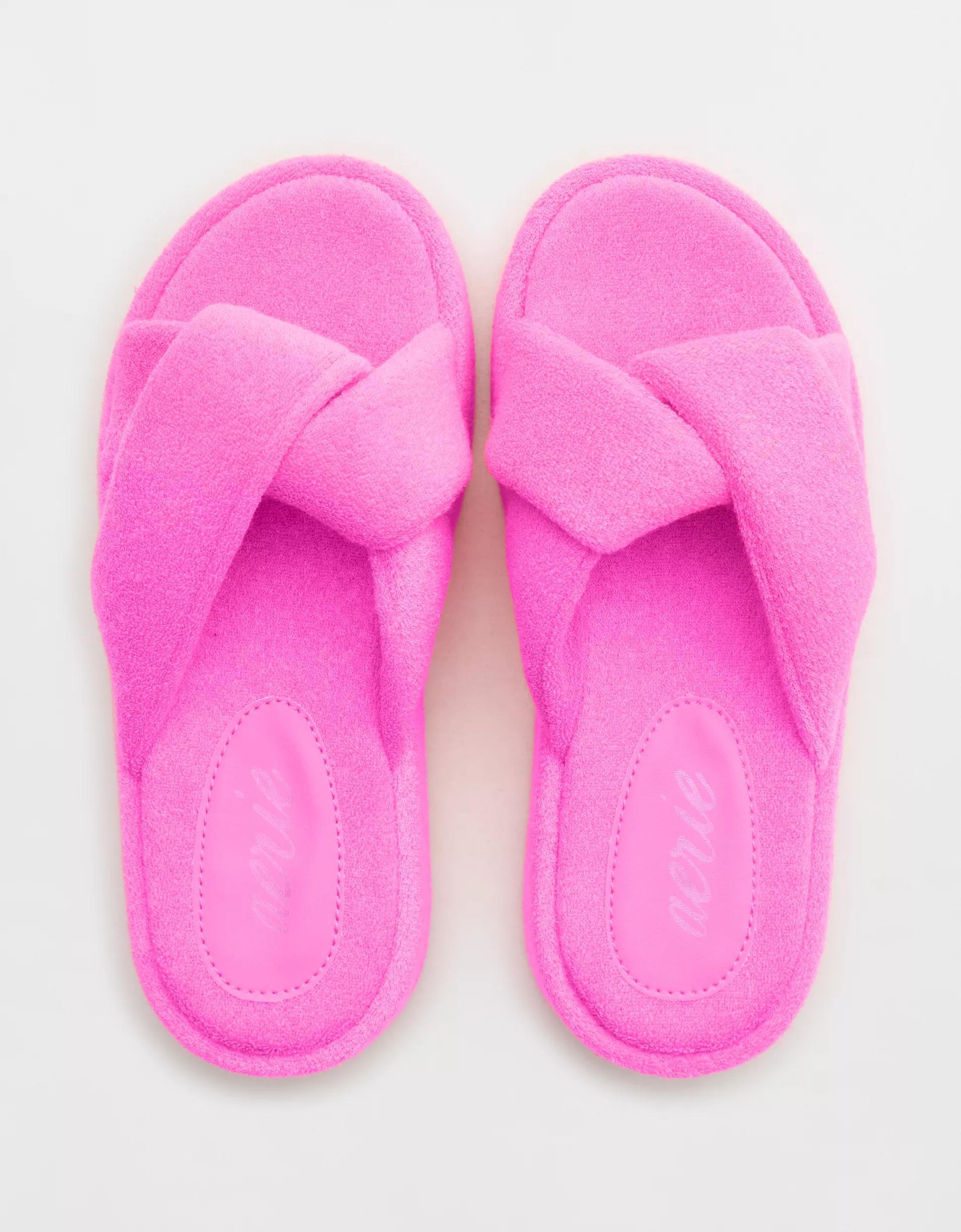Aerie Terry Twist Platform Sandal Product Image