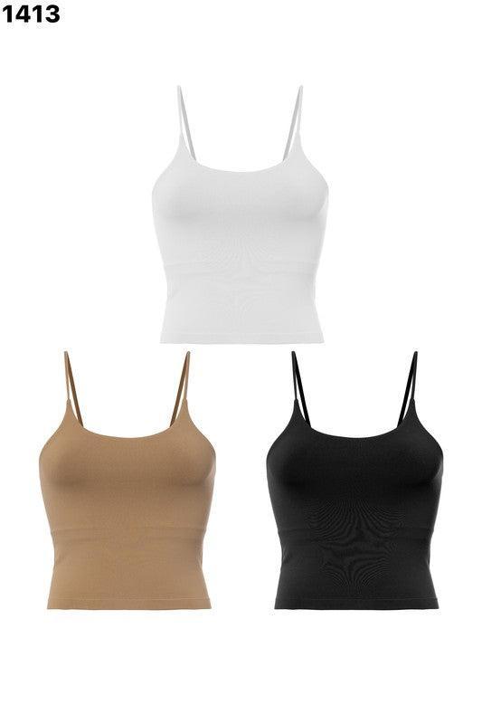 Elastic Strap Double Layer Camis Product Image