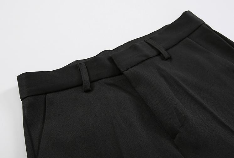RT No. 1093 SPLIT WIDE STRAIGHT PANTS Product Image