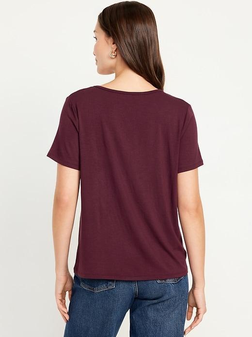 Luxe V-Neck T-Shirt Product Image