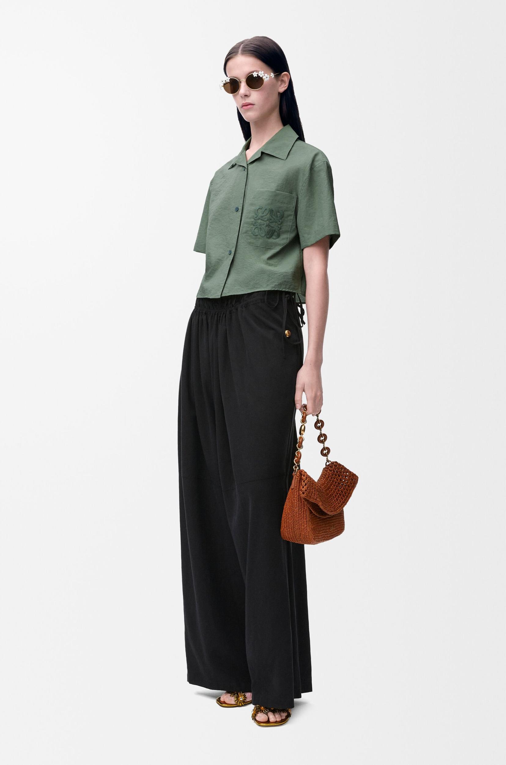 Short sleeve shirt in cotton blend Product Image