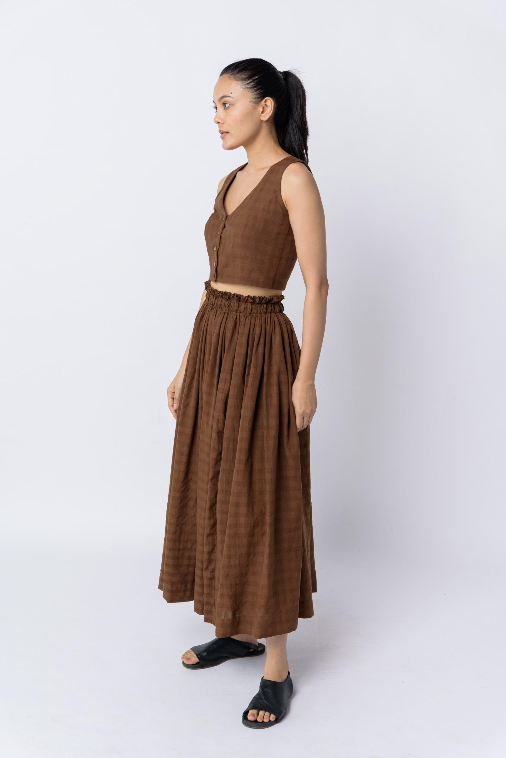 Antique brown blouse Product Image