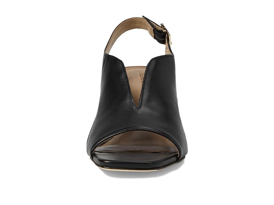 Womens Bedford Leather Mid Heel Sandals Product Image