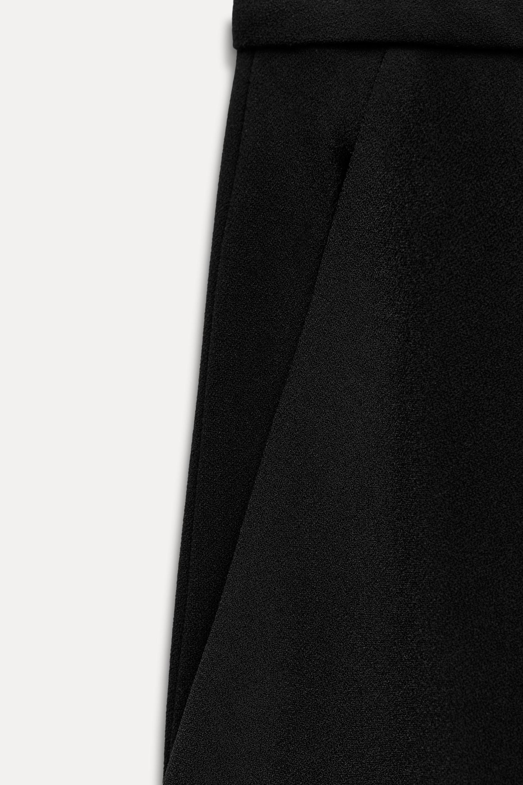 PLEATED ANKLE LENGTH PANTS ZW COLLECTION Product Image