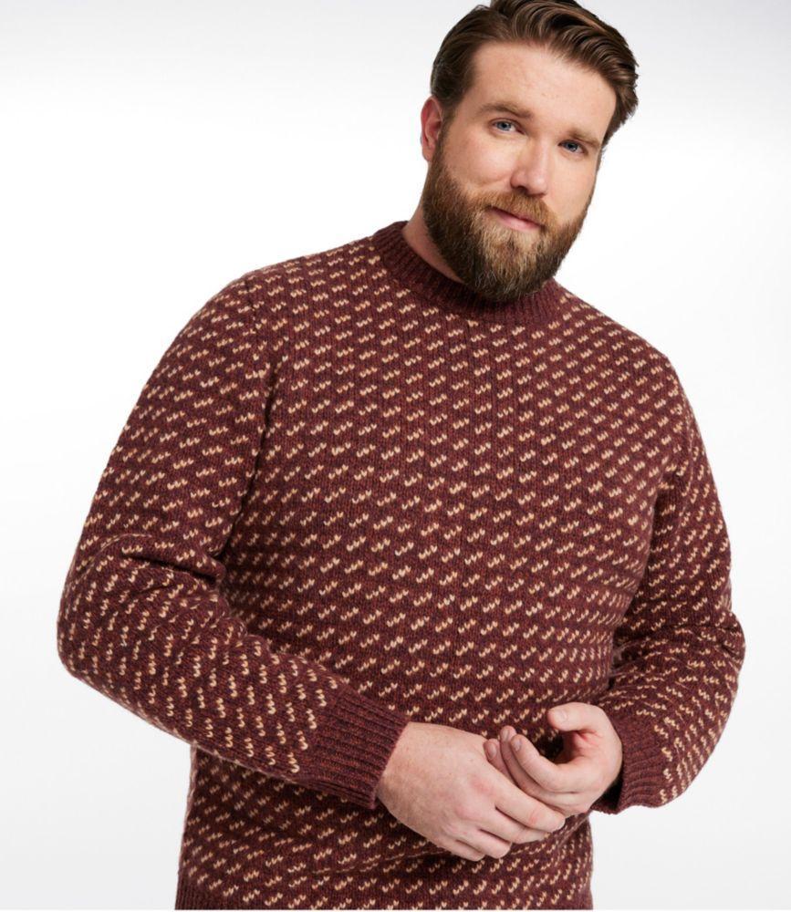 
                            Men's Bean's Classic Ragg Wool Sweater, Crewneck, Bird's-Eye
                         Product Image