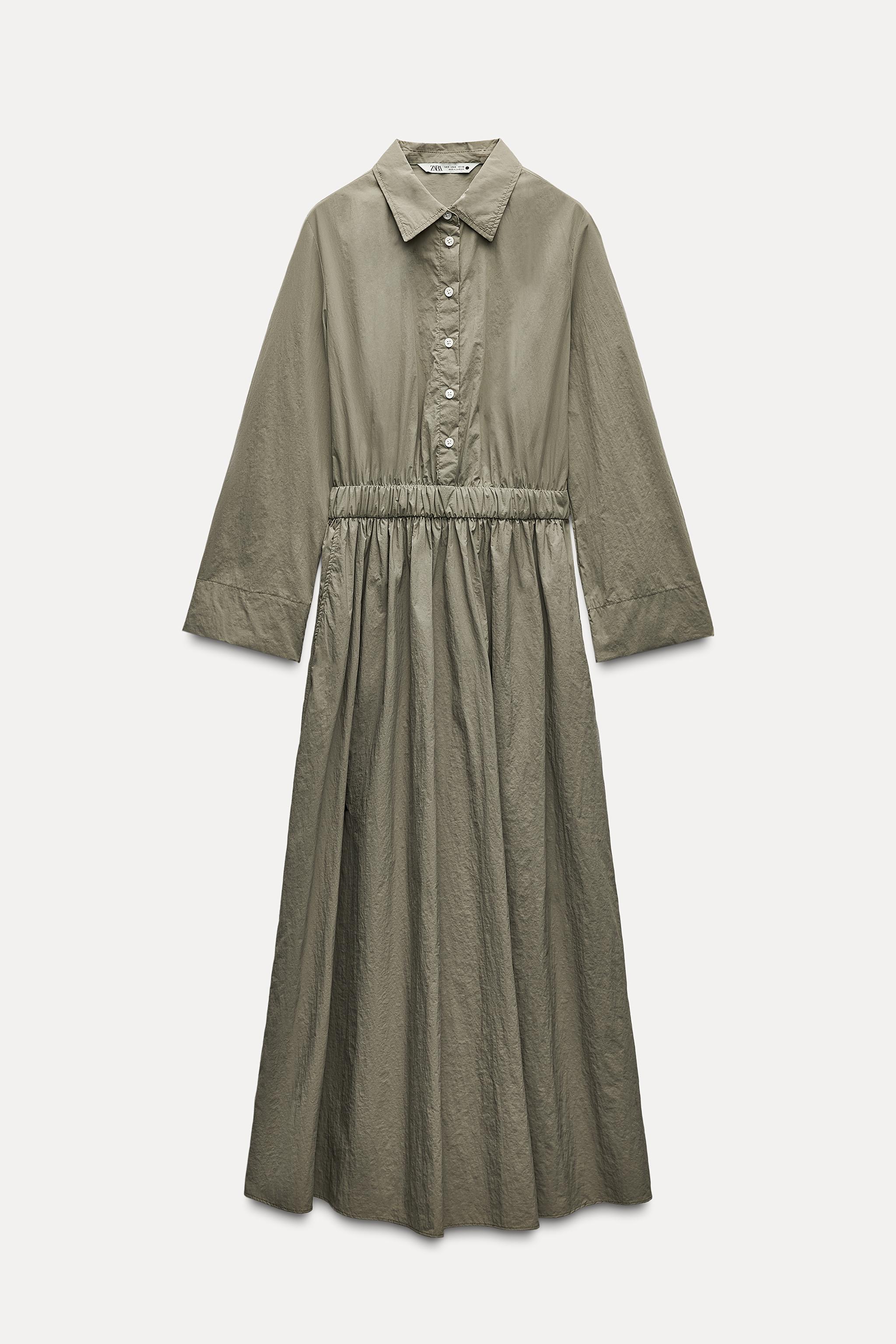 MIDI SHIRT DRESS ZW COLLECTION Product Image