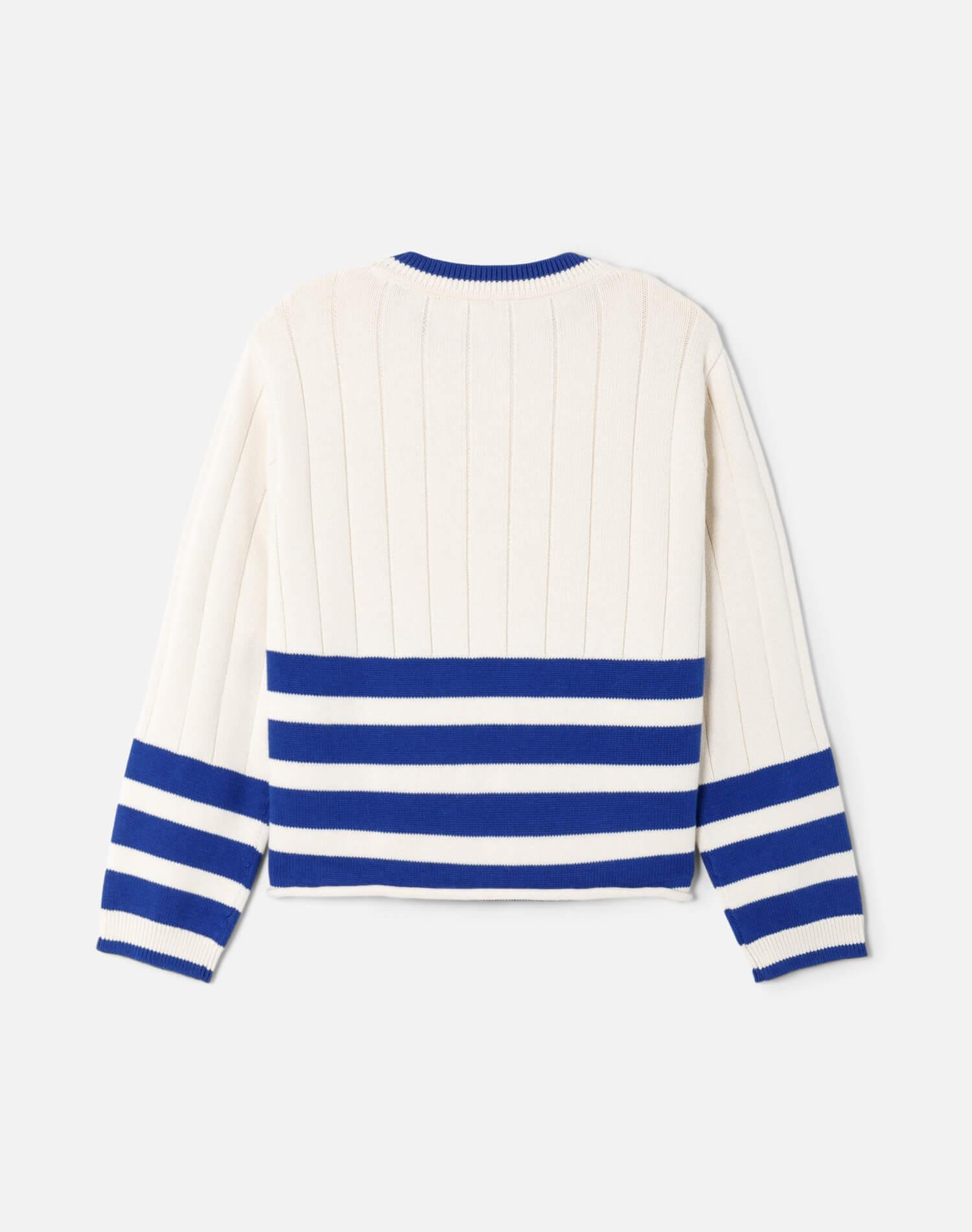 The Nash Crewneck - Ivory Combo Female Product Image