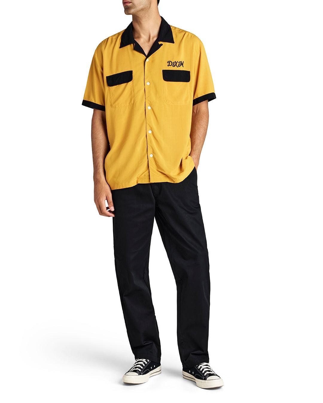 Diablo Bowling Shirt - Golden Yellow Product Image