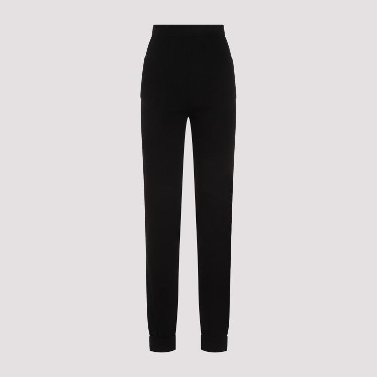 SAINT LAURENT Black Cashmere Leggings Product Image