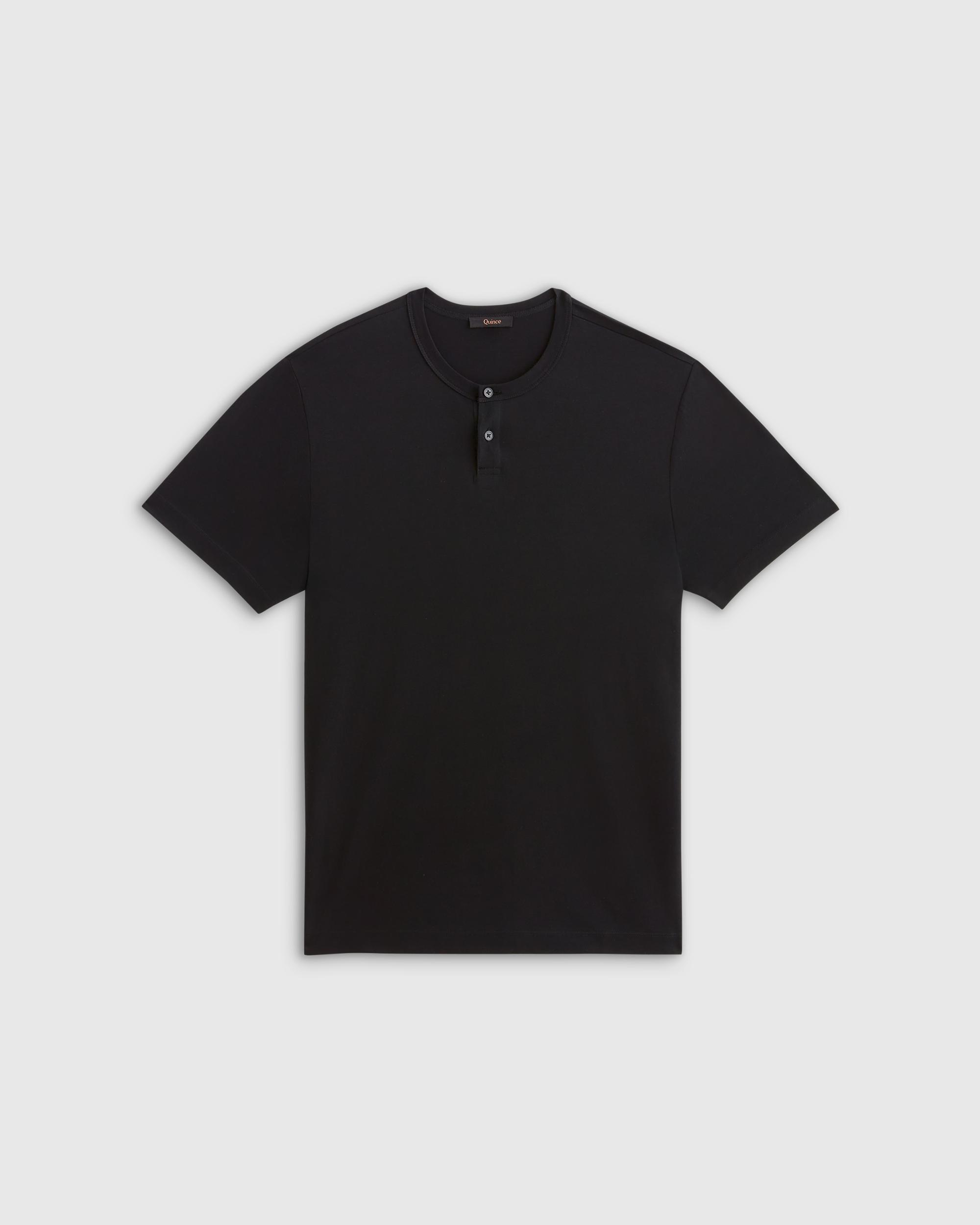 Quince | Men's 100% Pima Cotton Luxe Touch Henley Organic Cotton Product Image