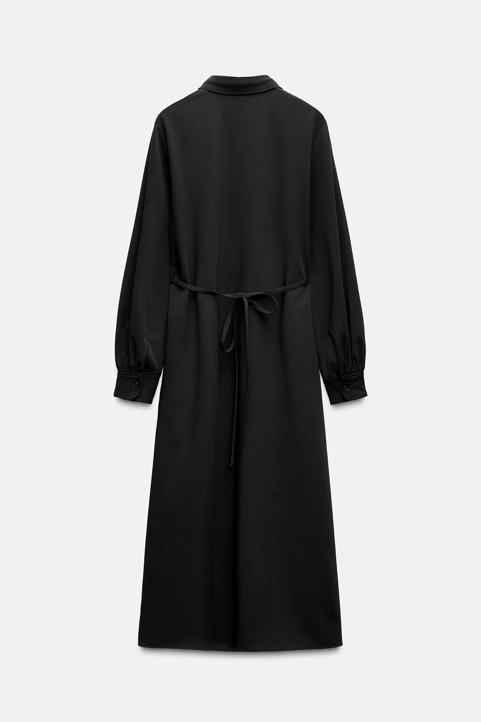 BUTTONED SHIRT DRESS ZW COLLECTION Product Image