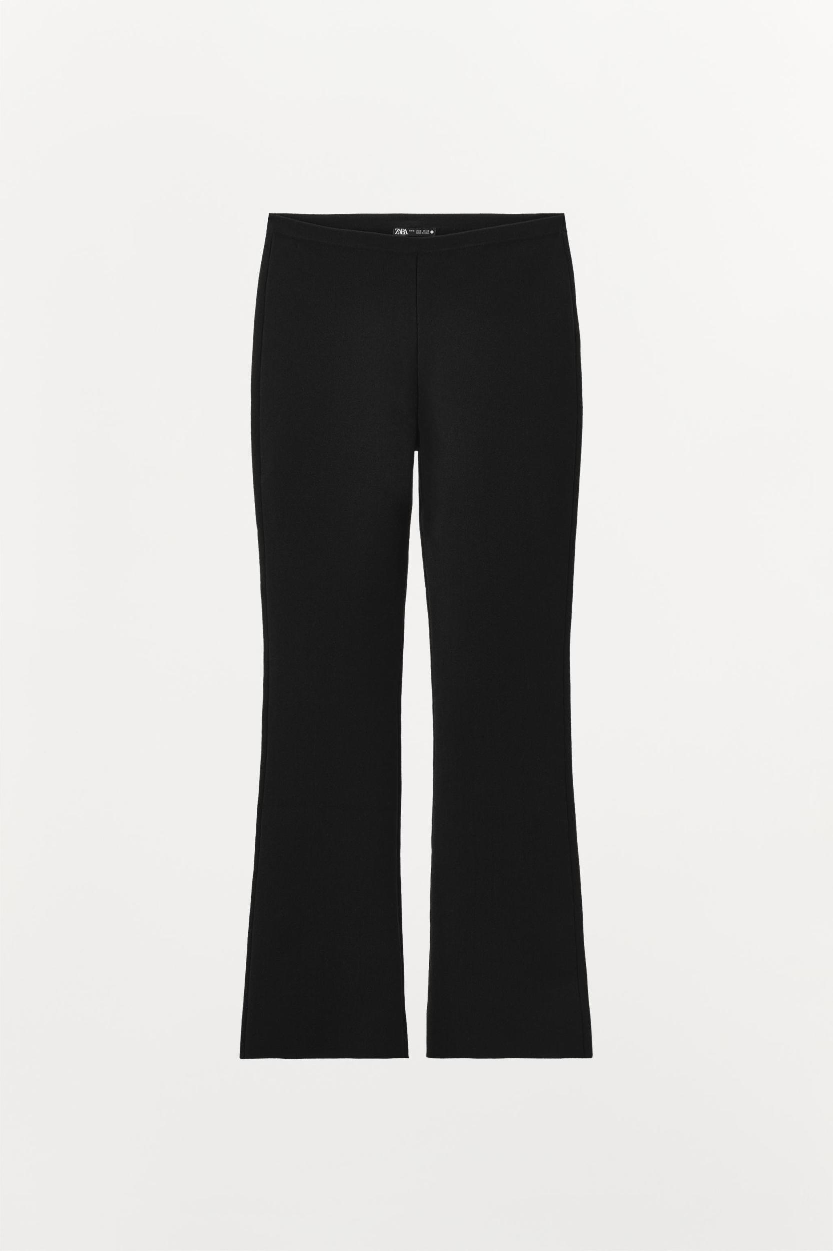 FLARED KNIT PANTS Product Image