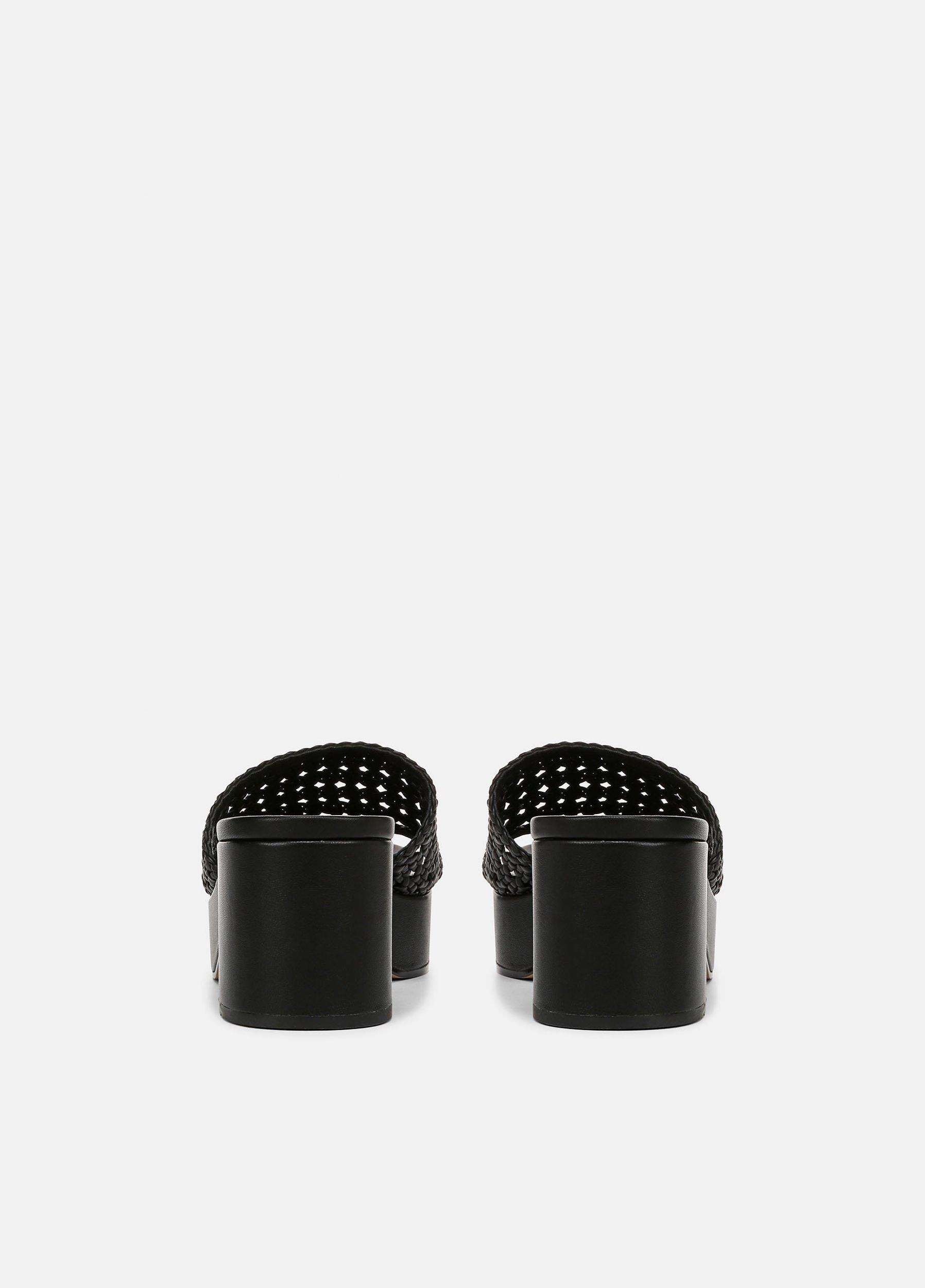 Margo Woven Leather Platform Sandal Product Image