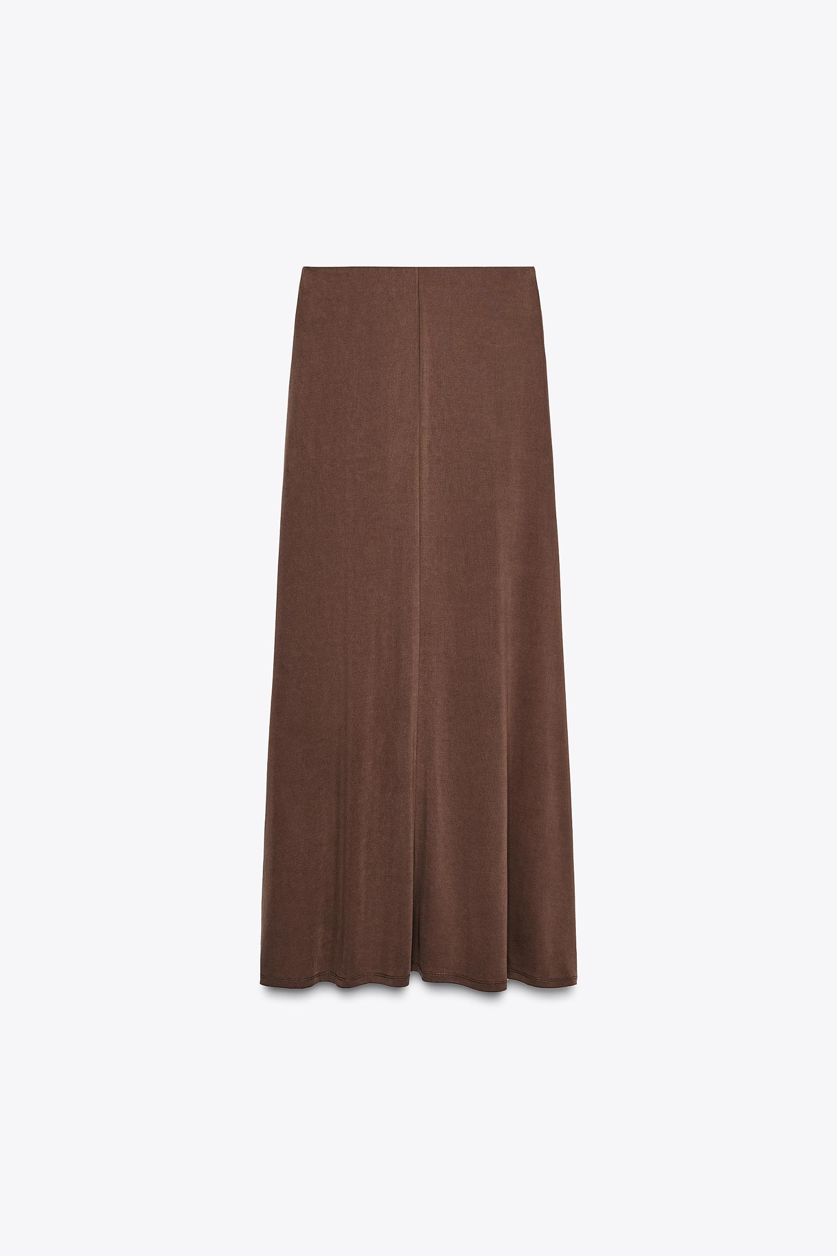 FLOWY MIDI SKIRT Product Image