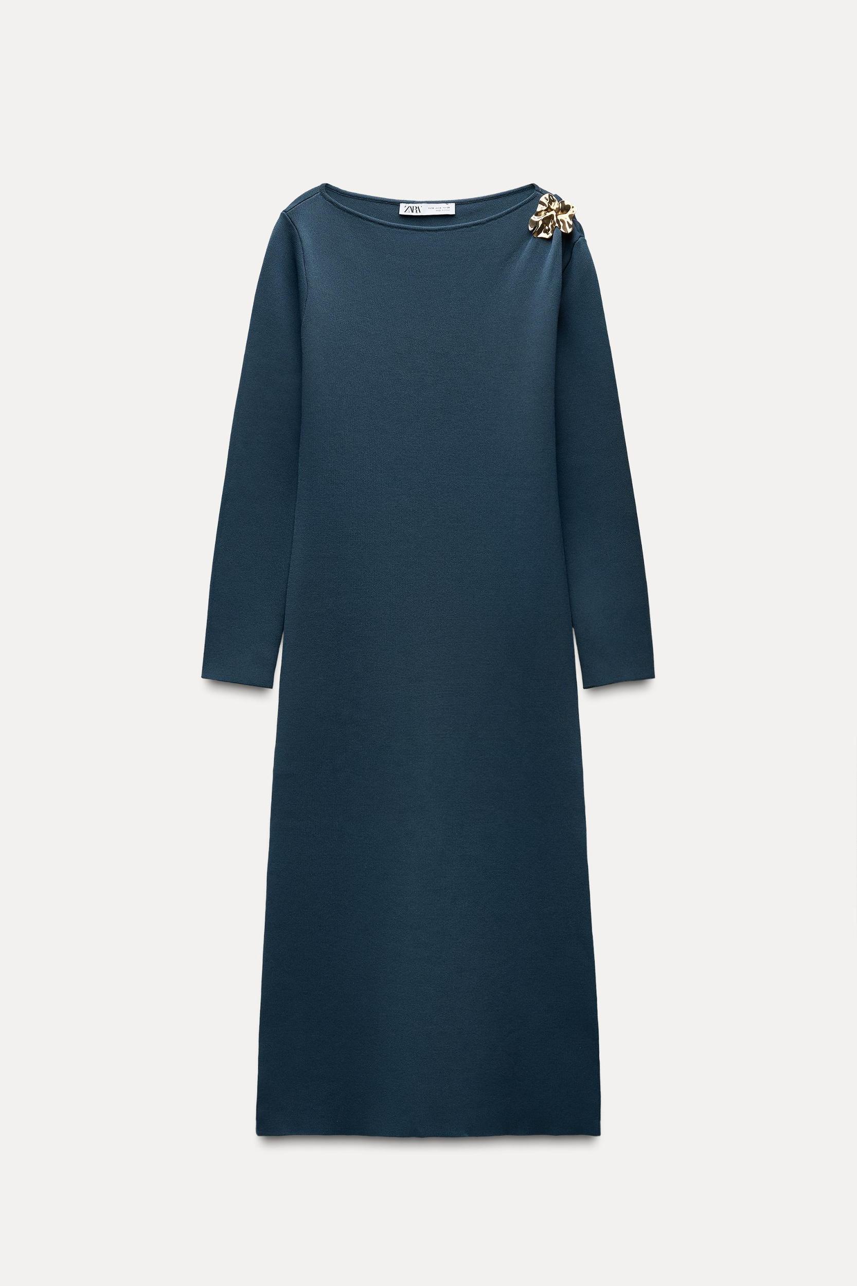 BASIC KNIT MIDI DRESS Product Image