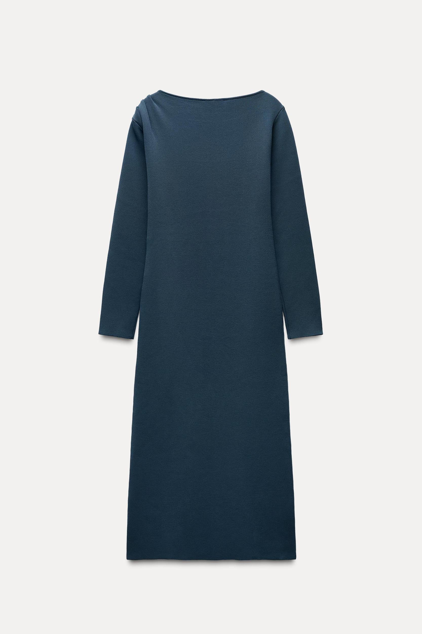 BASIC KNIT MIDI DRESS Product Image