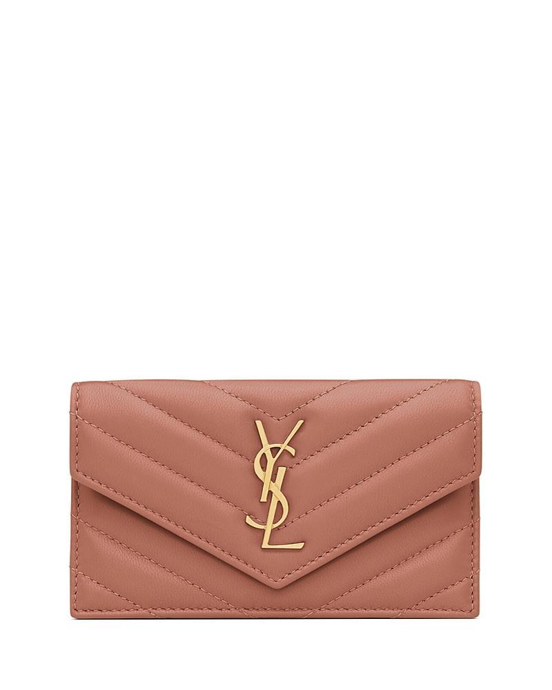 Saint Laurent Cassandre Matelasse Fragments Flap Card Case Product Image
