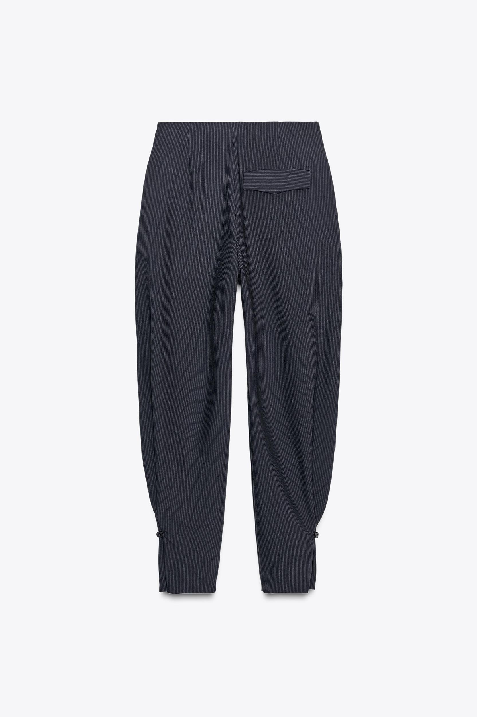 ZW COLLECTION PINSTRIPE BALLOON PANTS Product Image