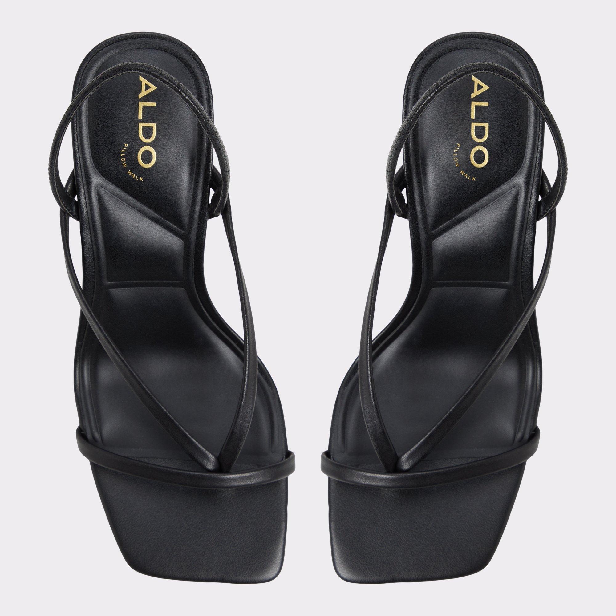 ALDO Riva - Women's Strappy Sandal Sandals - Black, Size 5 Product Image