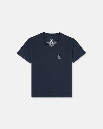 Mens Crewneck T-Shirt with Faux-Layering Product Image