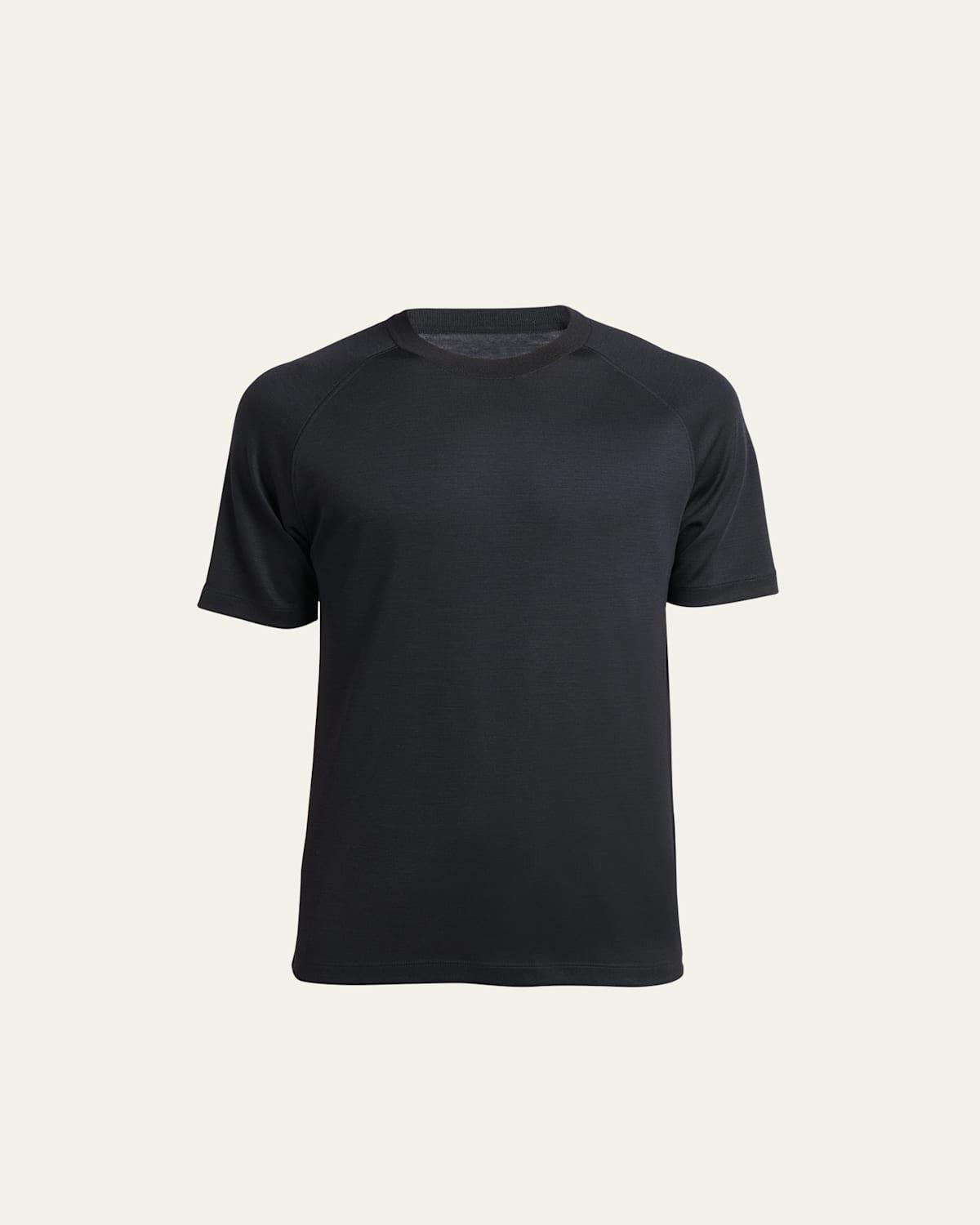Zegna High Performance Wool Short Sleeve Tee Product Image