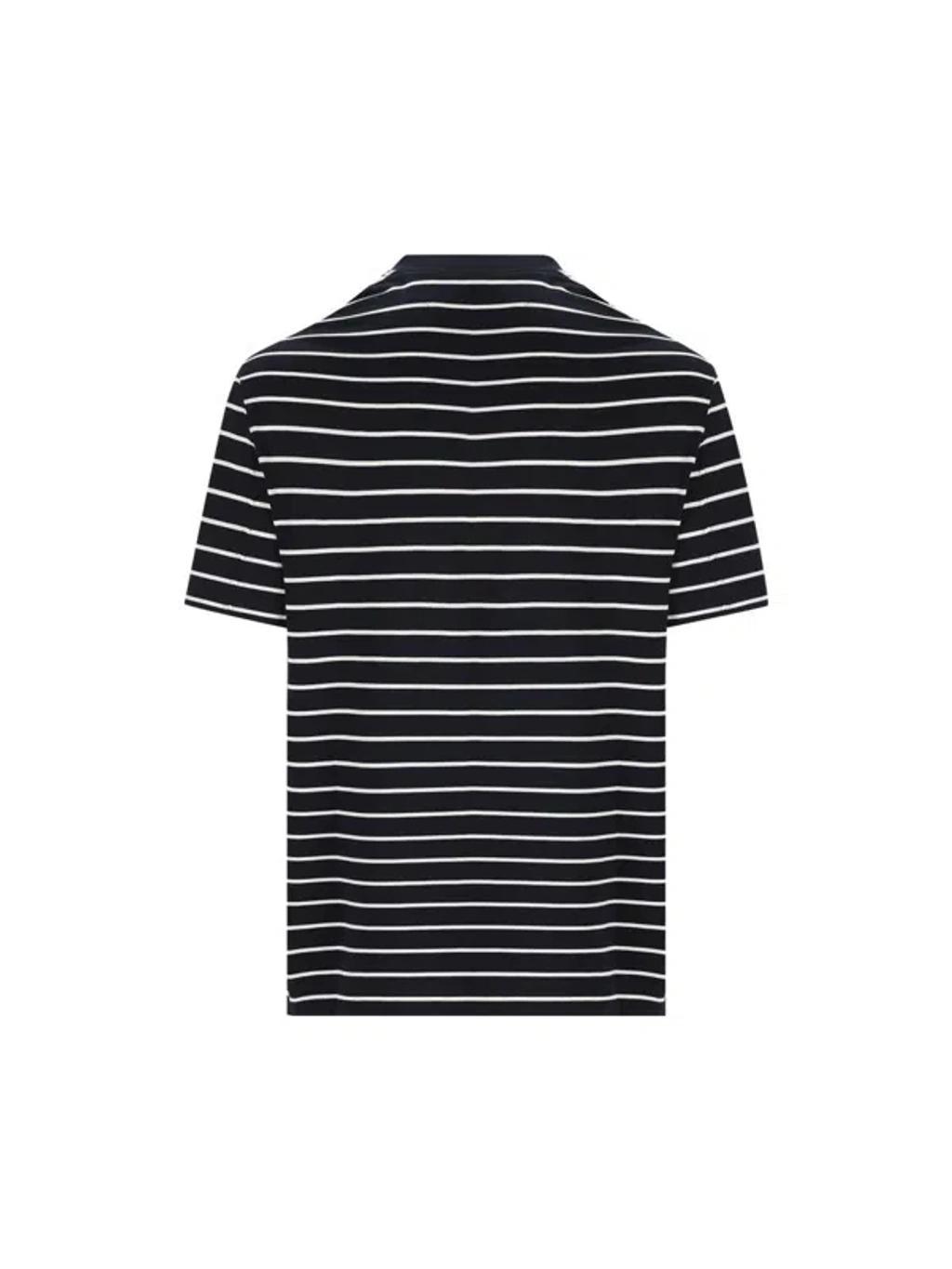 BRUNELLO CUCINELLI T-shirt And Polo Shirt In Navy/panama Product Image
