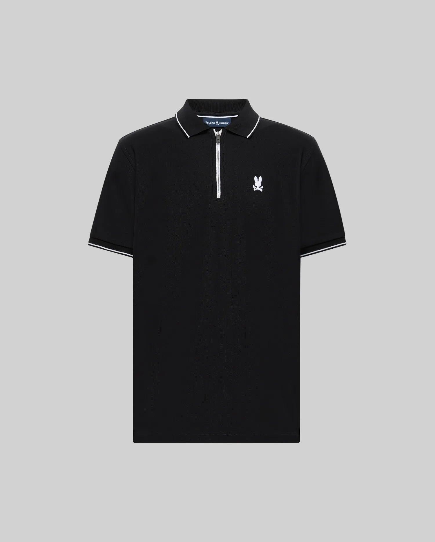 MENS DANE ZIP PIQUE POLO - MT0100103 Product Image