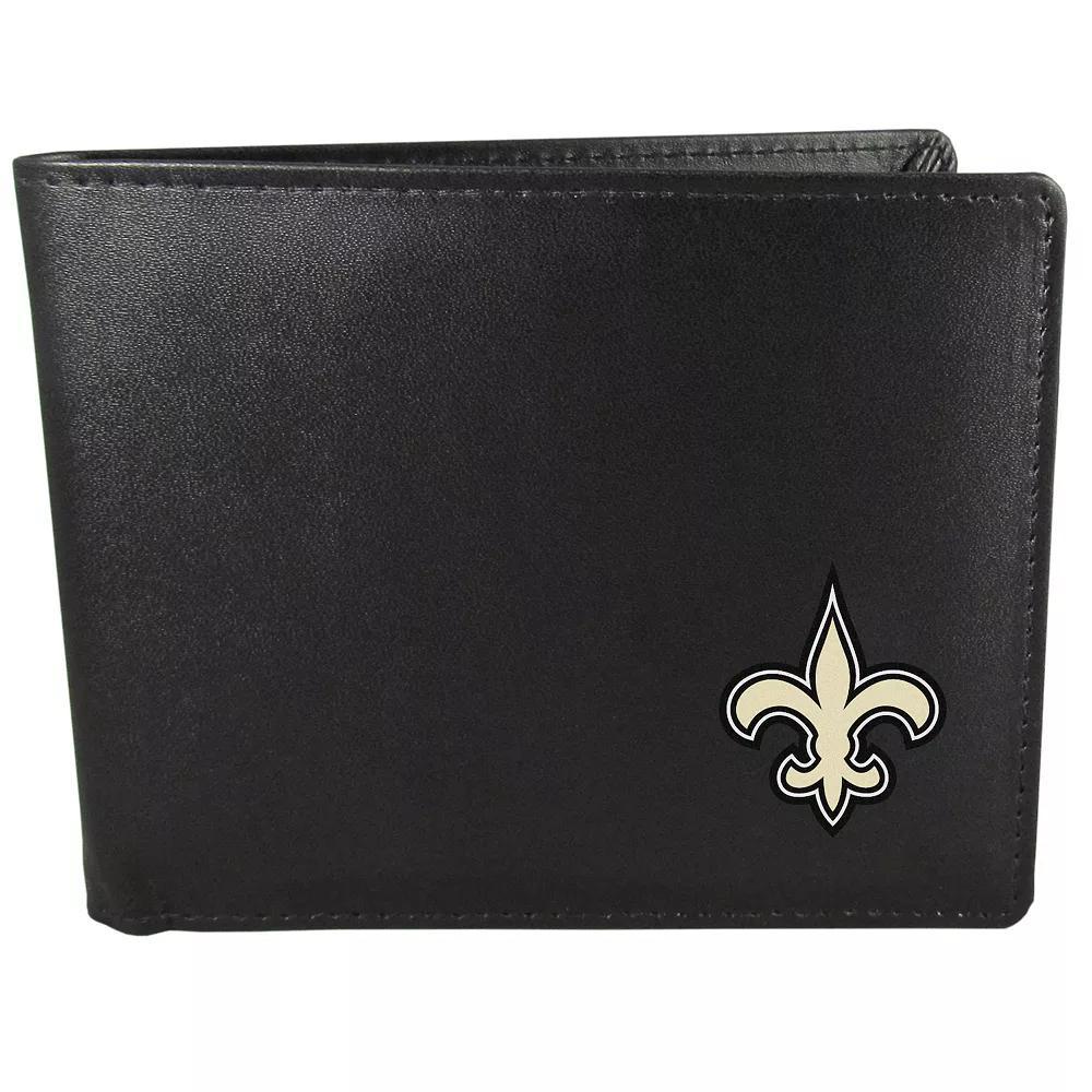 Men's New Orleans Saints Bi-Fold Wallet, Black Product Image