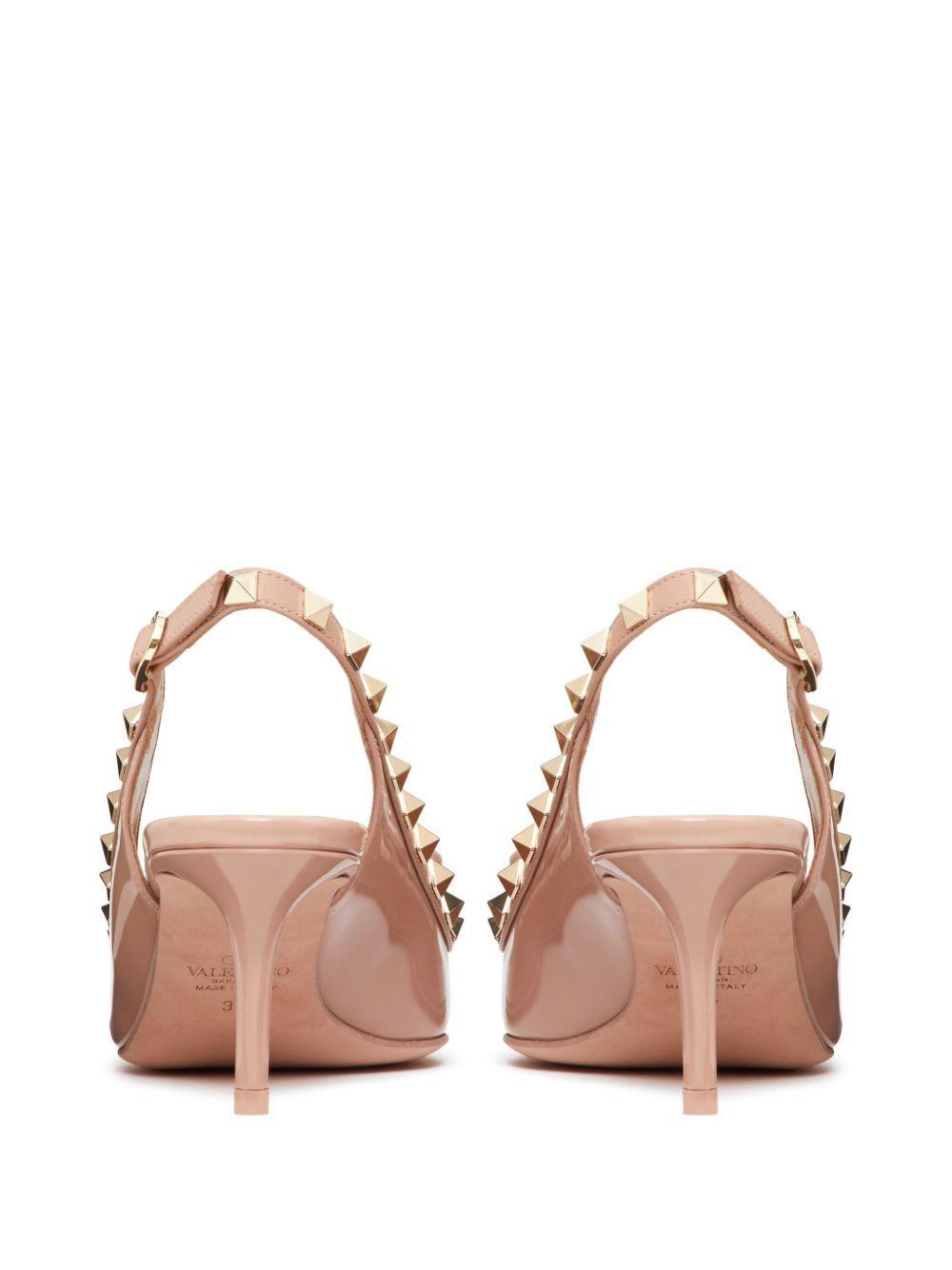 60mm Rockstud slingback pumps Product Image