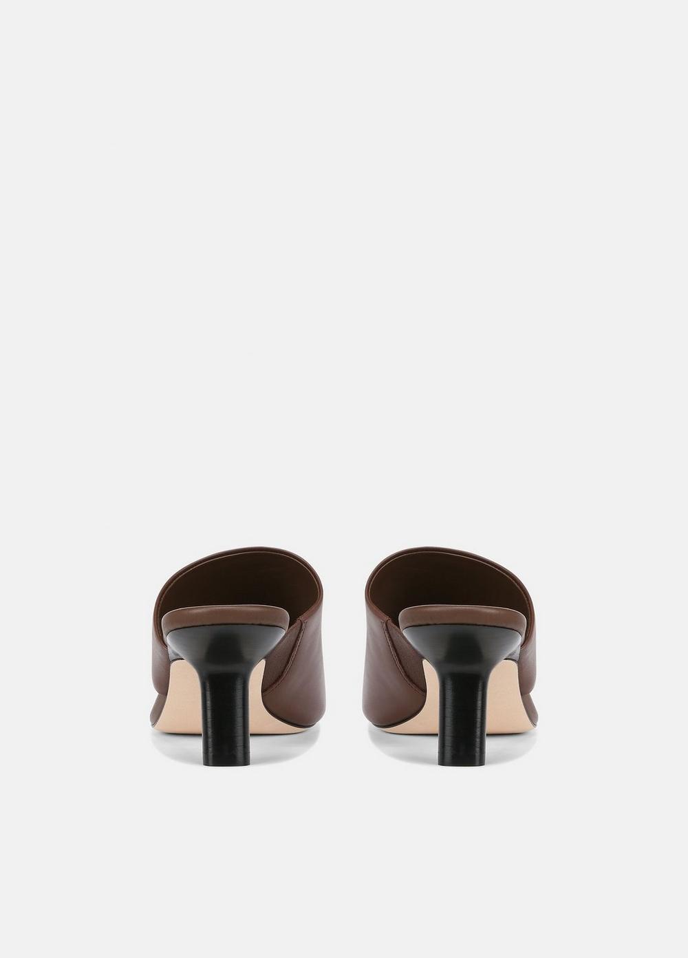 Womens Jasper Leather Heeled Sandal, Maple Wood, Size 9.5 Vince Product Image