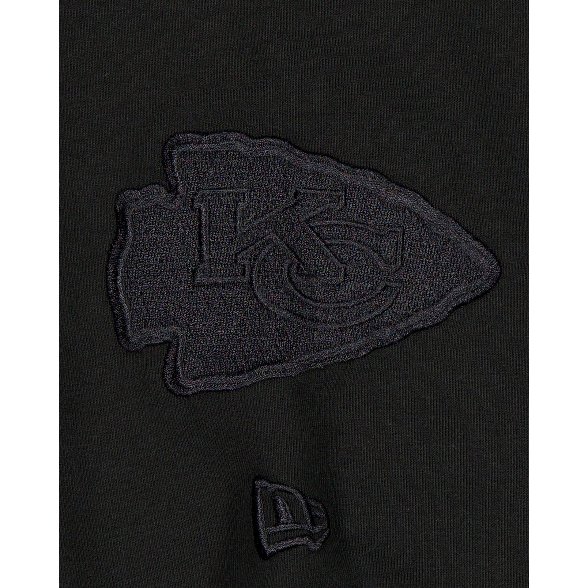 Chicago Cubs Black on Black Logo Select Hoodie Male Product Image