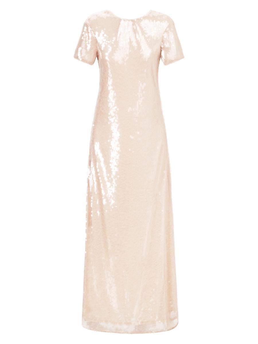 Womens Safi Sequined Short-Sleeve Maxi Dress Product Image