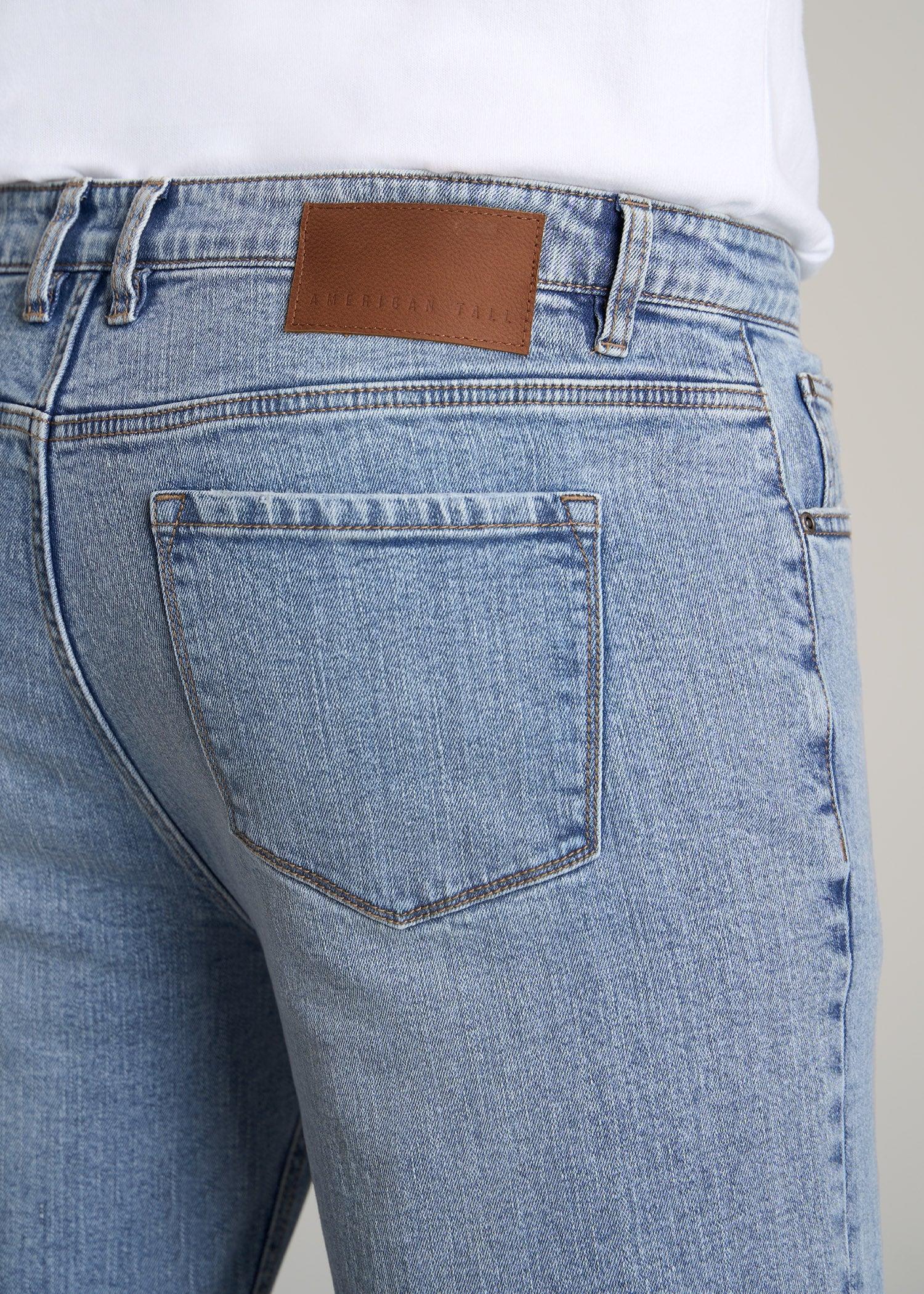 J1 STRAIGHT LEG Jeans for Tall Men in Retro Blue Product Image