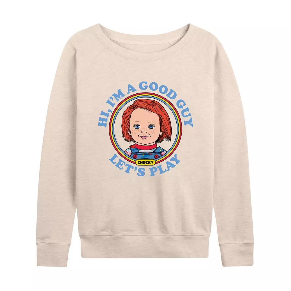 Womens Chucky Lets Play French Terry Long Sleeve Tee Product Image